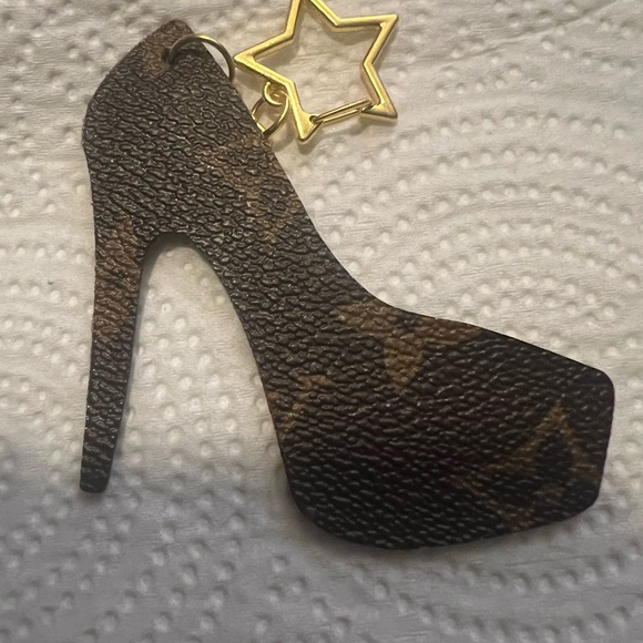 Up Cycled Louis Vuitton Keychain Or Bag Charm W/COA - Picture 3 of 5